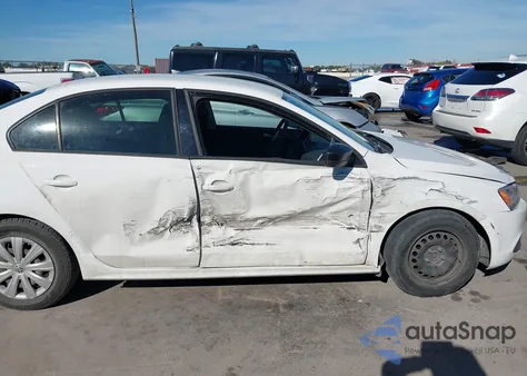 2014 Volkswagen Jetta 2.0L S z USA, uszkodzony, nr VIN 3VW2K7AJXEM376628